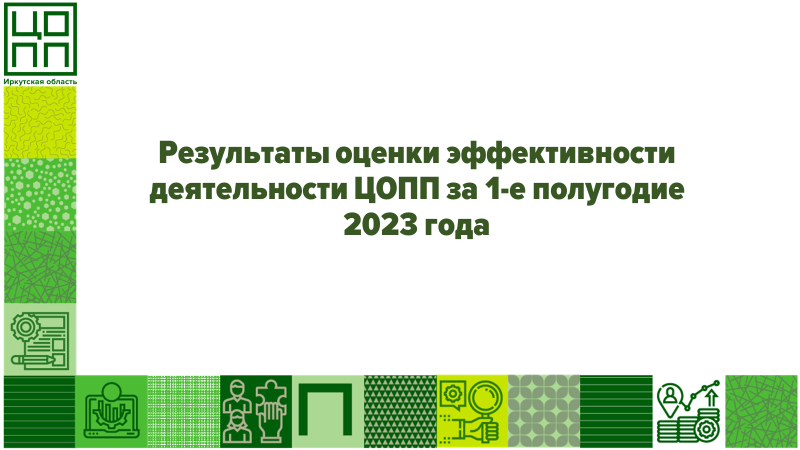 Результаты оценки эффективности деятельности ЦОПП за 1-е полугодие 2023 года