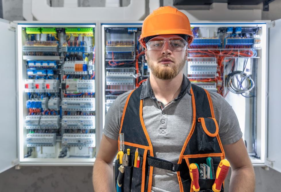 Электромонтажник работает со слаботочными системами