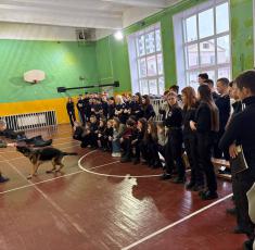 Кинологи Иркутской таможни провели познавательную встречу для студентов 