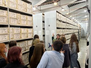 Архивное дело: взгляд изнутри. Профориентационная экскурсия для студентов